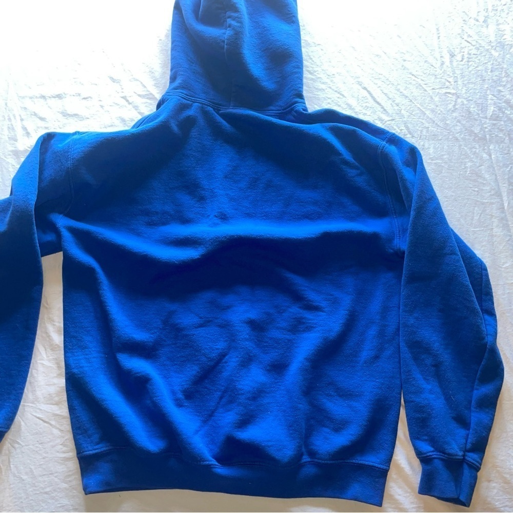 Hershey's Medium Blue Pullover Hoodie Sweatshirt with Pockets PRELOVED - Picture 5 of 7